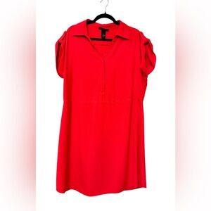 Lane Bryant Vibrant Red Dress